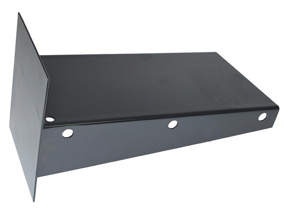 Britpart Front Right Hand Side Fuel Tank Outrigger for Series 2, 2A, 3 vehicles, metal support bracket with bolt holes for fuel tank stability and mounting.