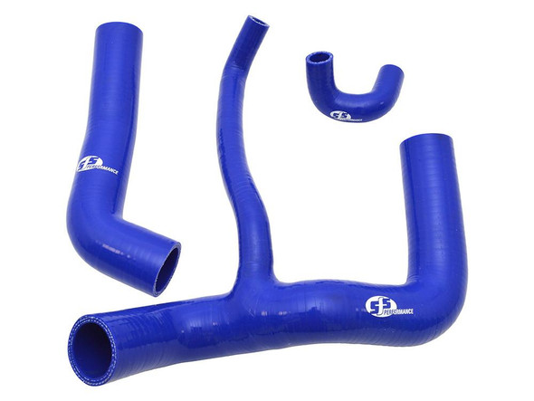 Britpart Silicone Coolant Hose Kit for Discovery 1 200TDi, blue silicone hoses for engine coolant system, including various hose shapes and sizes for vehicle radiator and engine cooling components.