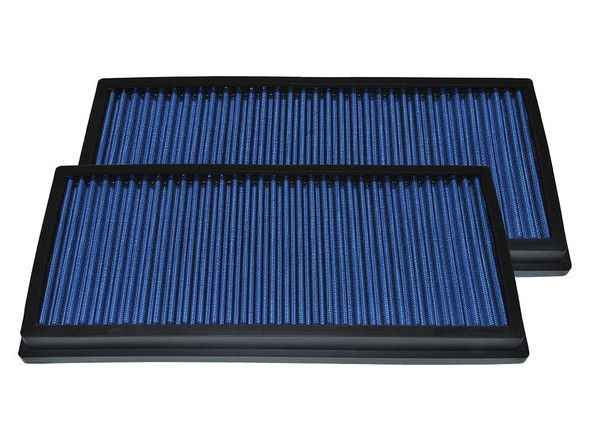 Britpart Petrol and Diesel Air Filter Set Discovery for Range Rover - LR161843, dual blue and black air filters for vehicle engine air intake.