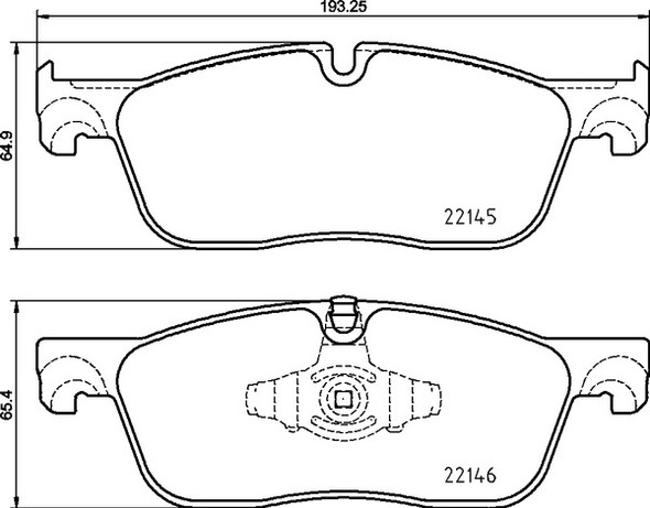 Land Rover Discovery 1 1989-1998 Front Brake Pads EBC Ultimax - DA3312