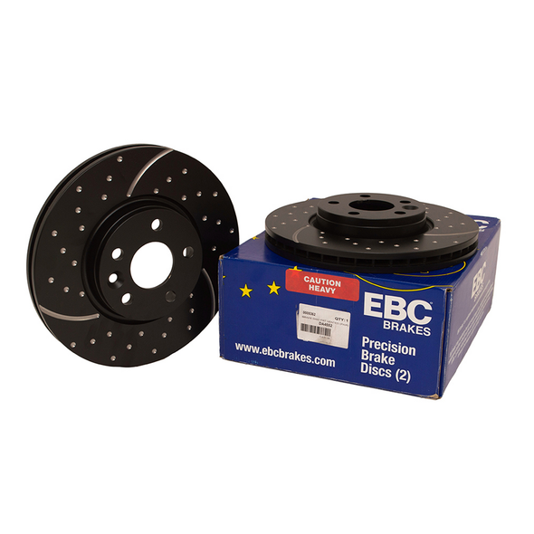 Freelander 2 Front Brake Discs Vented EBC Performance Upgrade Brakes from JGS4x4