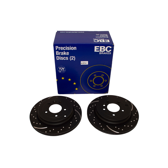 Discovery 3 Rear Brake Discs Vented EBC Brakes from JGS4x4