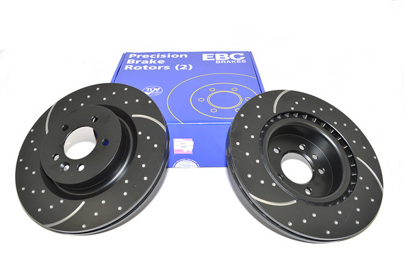 Discovery 4 Front Vented Brake Discs EBC Brakes Performance Upgrade from JGS4x4