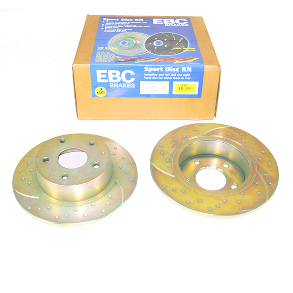 Discovery 2 Rear Brake Discs Solid EBC Brakes Performance Upgrade from JGS4x4