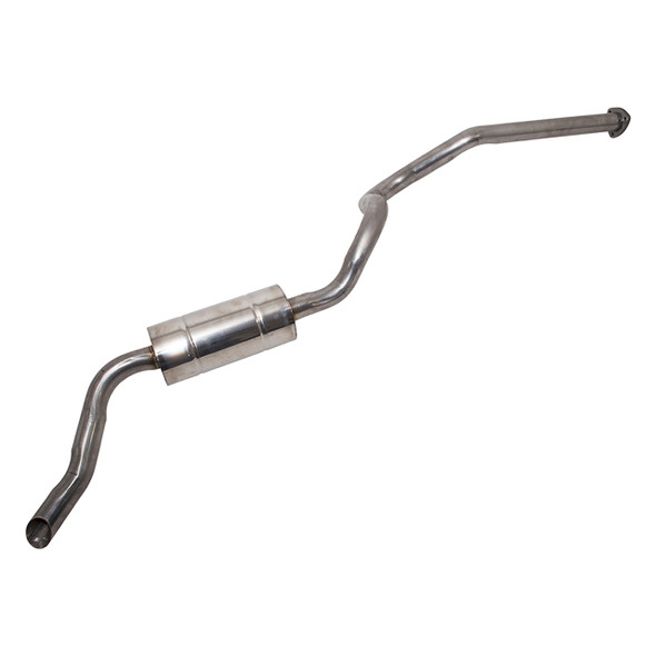 Defender Rear Tailpipe & Silencer Double SS - NTC1800SS from JGS4x4