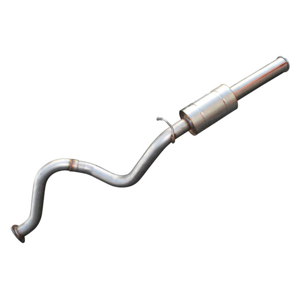 Double SS Double S Standard Rear Silencer for Discovery 2 Td5 and V8, automotive exhaust component with curved pipe and muffler for vehicle exhaust system.