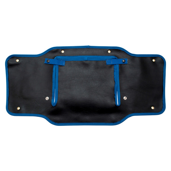 Radiator Muff Black With Blue Trim for Series 2A Late Models and Series 3 | DA2160BLUE from JGS4x4