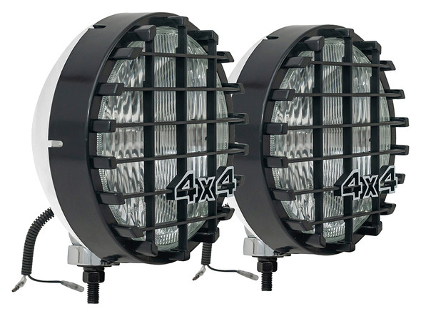 Driving Lights 8" Round 100 Watts Chrome from JGS4x4