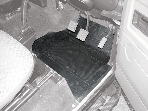 Defender R380 Heavy-Duty Front Right Rubber Mat With Foam Backing Black from JGS4x4