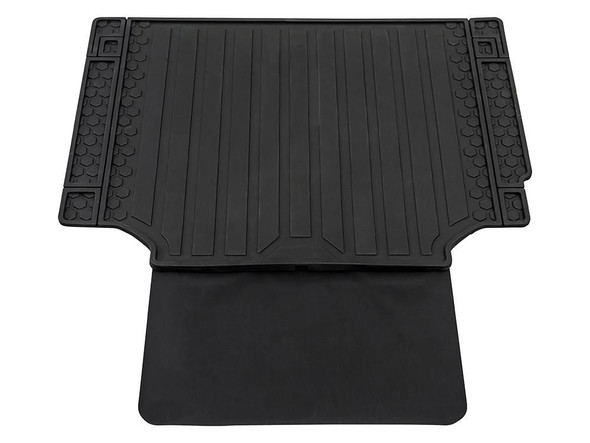 Britpart Loadspace Boot Mat With Bumper Protector for NEW Defender 110, black rubber cargo area mat with bumper protector for vehicle trunk. Britpart Loadspace Boot Mat With Bumper Protector for NEW Defender 110, black rubber cargo area mat with bumper protector for vehicle trunk.