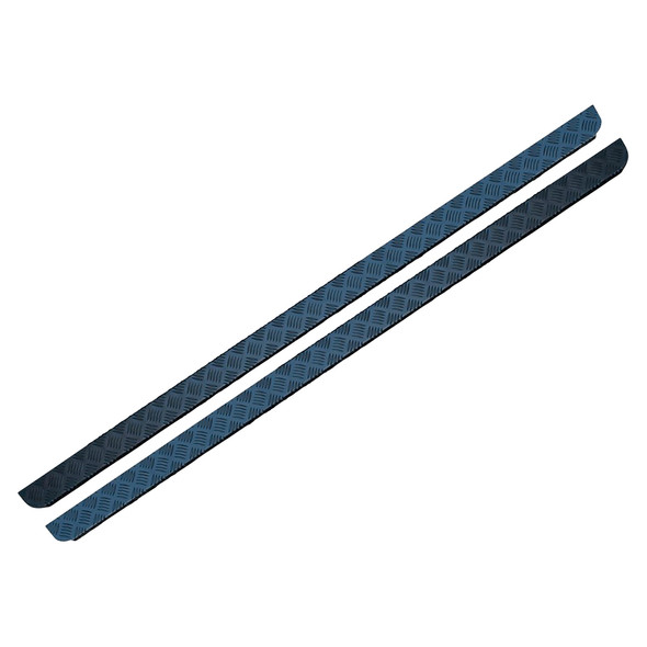 Defender 110 Chequer Plate Sill Protector Pair Satin Black from JGS4x4