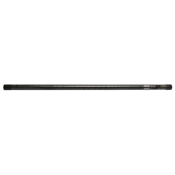 Product: Direct Replacement Rear Axle Driveshaft Left Hand for Defender 90, metallic driveshaft image showing durable mechanical component. Product: Direct Replacement Rear Axle Driveshaft Left Hand for Defender 90, metallic driveshaft image showing durable mechanical component.