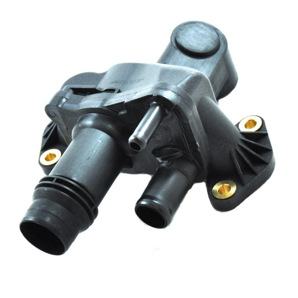 Britpart Thermostat Housing Water Outlet for Range Rover Sport 2.7/3.0 TDV6, automotive water outlet component with multiple water hose connections and mounting points.