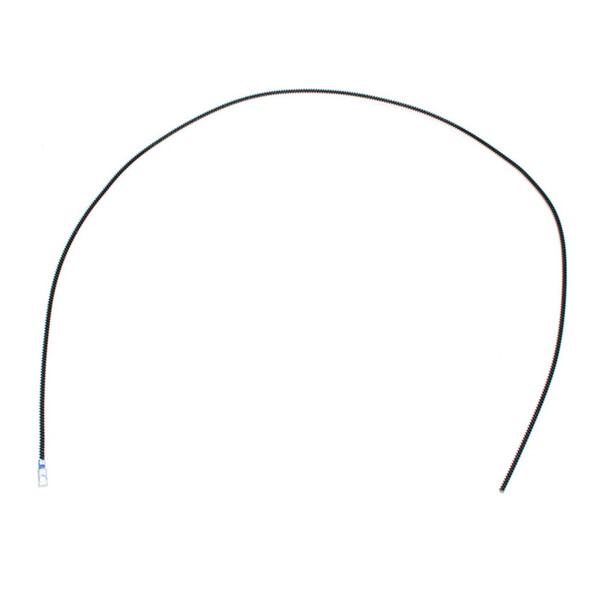 Direct Replacement Windscreen Wiper Gear Drive Cable for Defender, black flexible gear drive cable with metal fittings on each end for windshield wiper motor connection.