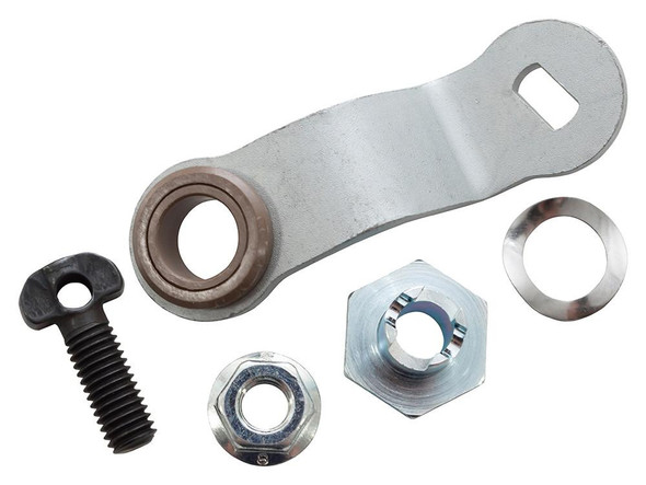 Direct Replacement Automatic Gearbox Cable Linkage Repair Lever Bush Kit for Discovery 4, vehicle gearbox repair components including metal lever, bushings, washers, and bolts.