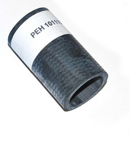 Britpart Thermostat Coolant Hose for Discovery 2, black rubber automotive part with a textured surface.