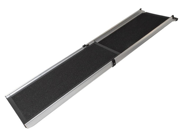 Britpart Dog Ramp Telescopic Lightweight Non Slip for 4x4s Vans Cars, adjustable and foldable dog ramp with non-slip surface for easy pet access