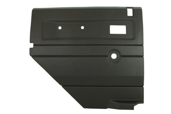 Terrafirma Defender Black Rear Left Hand Door Card For Push Button & Manual Windows from JGS4x4