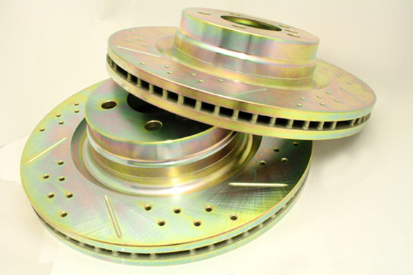 Range Rover L322 Front Brake Disc Drilled And Grooved from JGS4x4