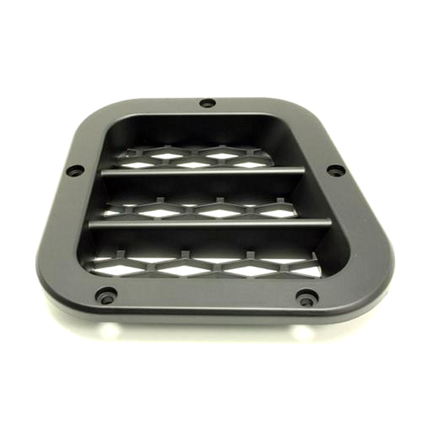 Terrafirma Sport left hand wing side vent grille satin black for Defender TF271LH