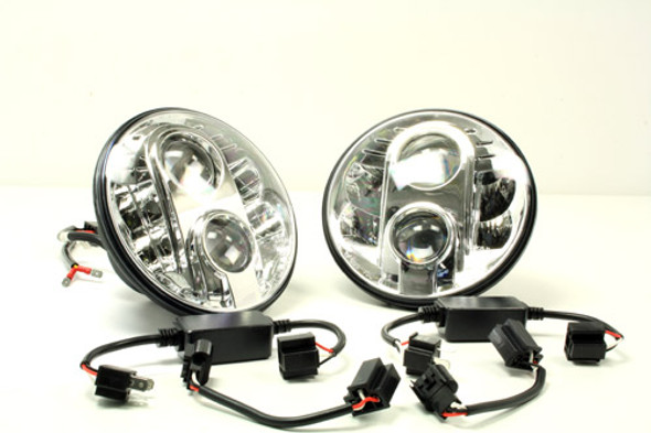 Terrafirma Defender 7" LED Headlight Left Hand Drive from JGS4x4