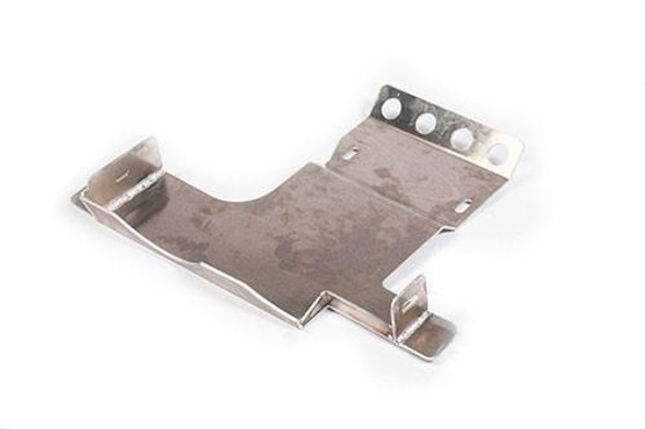 Terrafirma Defender 300Tdi/Td5 Defender Alloy Transmission Guard, a metal protective component designed for off-road vehicle transmission systems.