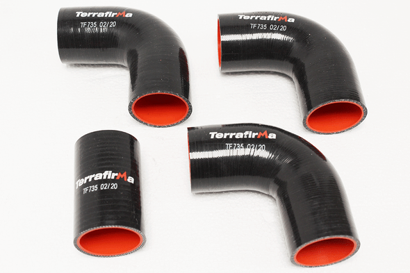 Terrafirma Defender 200Tdi Silicone Intercooler Hose Kit Black from JGS4x4