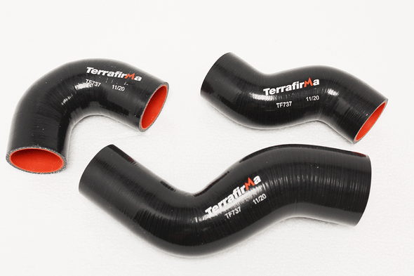 JGS4x4 | Terrafirma Defender Td5 Silicone Intercooler Hose Kit Black - TF737