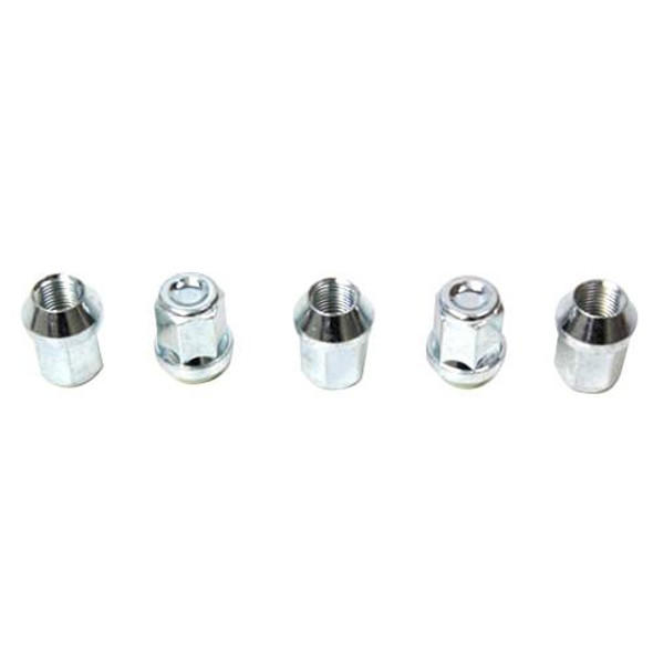 Terrafirma Replacement Nuts for TF106/TF107 Bead Lock Wheel Terrafirma for Discovery 2, metal wheel nuts pictured in a row.