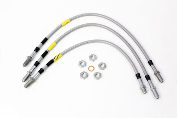 Terrafirma TF640GD 3-Line 2" Extended Stainless Steel Brake Hose Kit for Defender 90 (1983-1999) from JGS4x4
