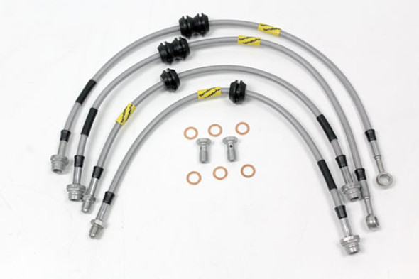 Terrafirma TF659GD Standard Length Stainless Steel Brake Hose Kit for Range Rover Evoque (2012 onwards) from JGS4x4