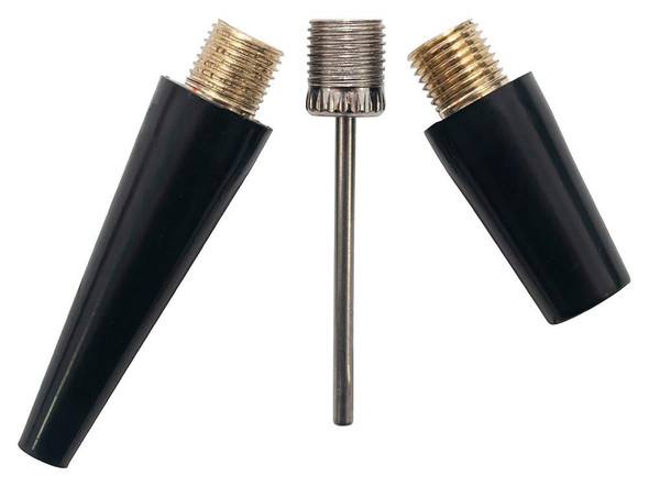 BRITPARTXS Portable 12 V Double-Pump Air Compressor for 4×4 Use | DA2392XS, image showing the air compressor's black cylindrical components with gold-colored threading and a metal valve stem.