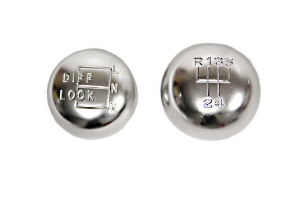 Terrafirma Defender Alloy Gear And Transfer Box Lever Knobs from JGS4x4