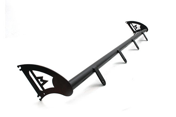 Terrafirma TF7001 Straight Light Bar for Defender - Satin Black, Tubular Steel Roof Mount from JGS4x4