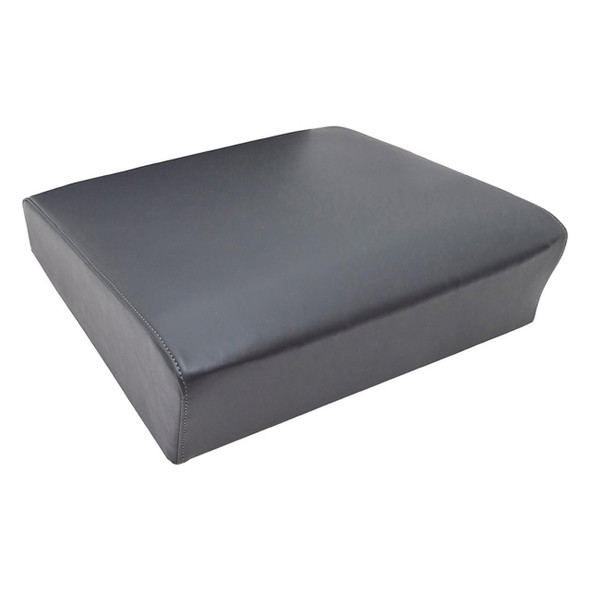 Britpart Military Lightweight Seat Base Grey Vinyl - 349172, close-up of a durable grey vinyl vehicle seat base with smooth texture and stitching.