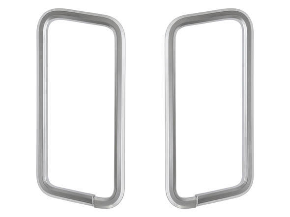 Discovery 4 Front Seat Belt Frame Satin Chrome Trim from JGS4x4 Discovery 4 Front Seat Belt Frame Satin Chrome Trim from JGS4x4