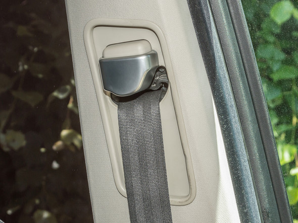 Land Rover Discovery 4 Front Seat Belt Upper Cover Satin Chrome Trim - DA1493
