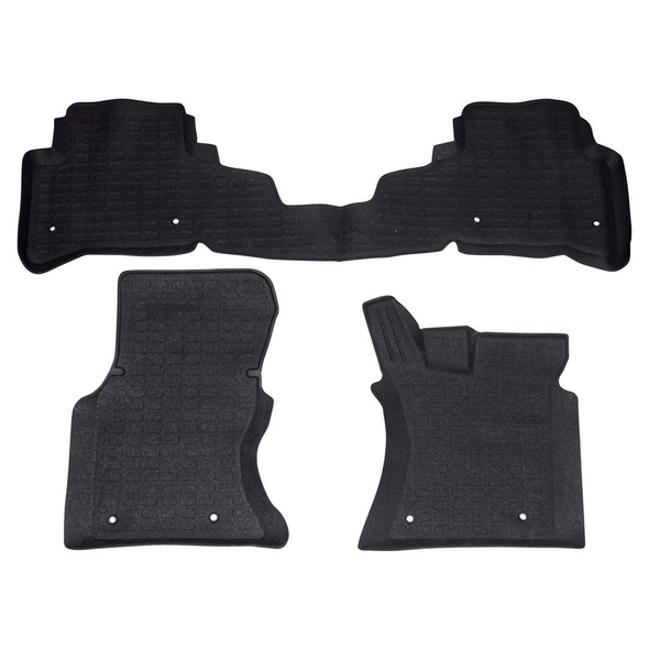 Range Rover Velar Rubber Floor Mat Set Black Right Hand Drive from JGS4x4