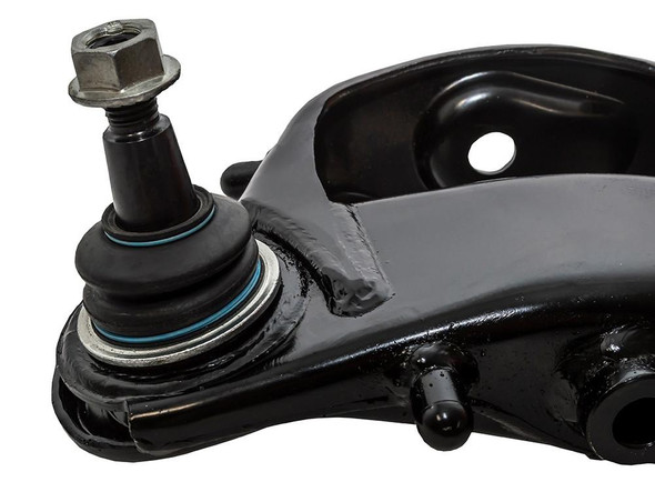 BRITPARTXS Lower Right Suspension Arm for Front, automotive suspension component with control arm and ball joint for vehicle stability.