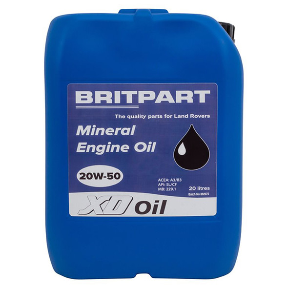 XD Mineral Engine Oil 20 Litre from JGS4x4