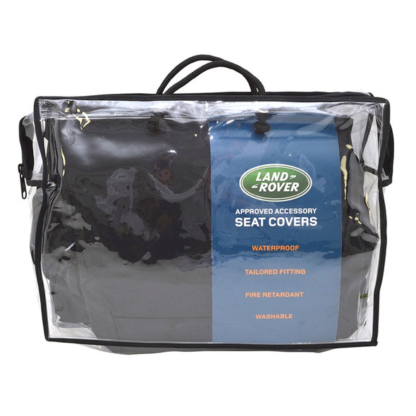 Discovery 5 Front Premium Waterproof Seat Covers Black from JGS4x4