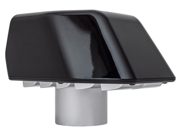 Britpart XS Snorkel Head for Safari or Britpart Snorkel, vehicle snorkel head with black top and white base designed for off-road and rugged vehicle water protection.