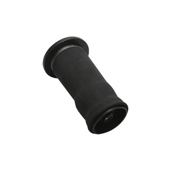 CONTITECH Rear Air Suspension Air Spring for Discovery 2, black rubber air spring with metal fittings at both ends.