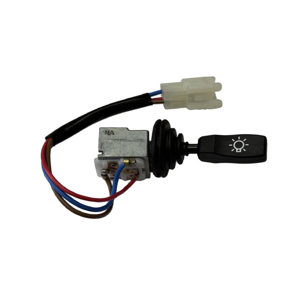 Lucas Master Light Switch TD5 & TD4 PUMA for Defender, automotive lighting switch with wiring and control lever.