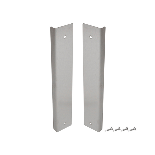 Defender Brushed Stainless Steel A-Post Trim from JGS4x4