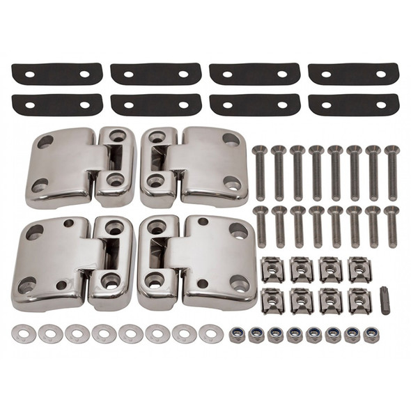 Defender Stainless Steel Front Door Hinge Kit