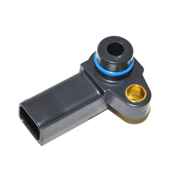 Direct Replacement Manifold Absolute Pressure MAP Sensor for Discovery 3/4 TDV6, automotive sensor with black body, blue and gold accents.