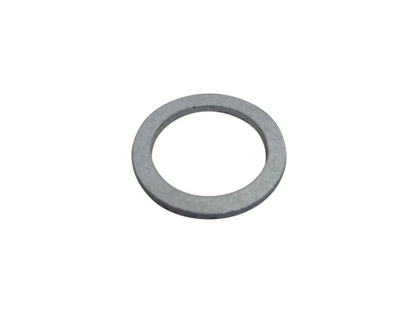Direct Replacement Automatic Gearbox Level Plug Sealing Washer for Discovery 1 & 2, round metal sealing washer isolated on white background.