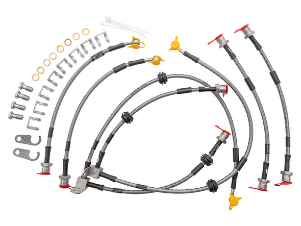 Goodridge DA2673 Premium Performance Stainless Steel Braided Brake Hose Kit for Discovery 4 from JGS4x4 Goodridge DA2673 Premium Performance Stainless Steel Braided Brake Hose Kit for Discovery 4 from JGS4x4