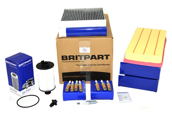 Range Rover L405 5.0 V8 NA & SC 2014-2019 Engine Service Filter Kit from JGS4x4